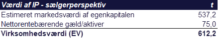 V�rdi af IP - s�lgerperspektiv